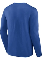 FC Cincinnati Blue Primary Logo Long Sleeve T Shirt