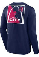 St Louis City SC Navy Blue Tradition Long Sleeve T Shirt