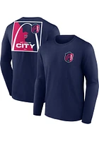 St Louis City SC Navy Blue Tradition Long Sleeve T Shirt