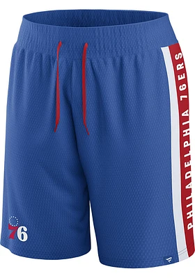Philadelphia 76ers Mens Blue Iconic NBA Exclusive Shorts