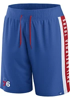 Philadelphia 76ers Mens Blue Iconic NBA Exclusive Shorts