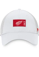 Detroit Red Wings 2022 Authentic Pro Secondary Trucker Adjustable Hat - White
