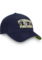 Pittsburgh Penguins True Classic Retro Adjustable Hat - Blue