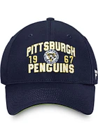 Pittsburgh Penguins True Classic Retro Adjustable Hat - Blue