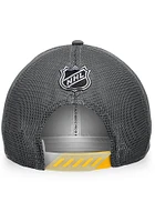St Louis Blues 2022 Authentic Pro Home Ice Trucker Adjustable Hat - Charcoal