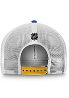 St Louis Blues 2022 Authentic Pro Primary Trucker Adjustable Hat - Blue