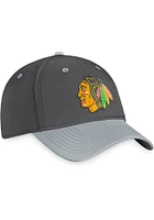 Chicago Blackhawks Mens Charcoal 2022 Authentic Pro Home Ice Flex Hat