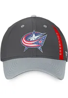 Columbus Blue Jackets Mens Charcoal 2022 Authentic Pro Home Ice Flex Hat