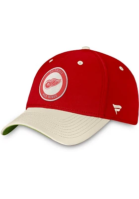 Detroit Red Wings Mens True Classic Retro Flex Hat