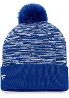 St Louis Blues Blue Defender Cuff Pom Mens Knit Hat