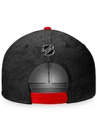 Chicago Blackhawks Black 2022 Authentic Pro Alt Mens Snapback Hat