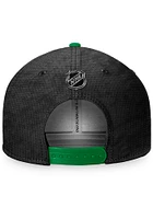 Dallas Stars Black 2022 Authentic Pro Home Ice Mens Snapback Hat