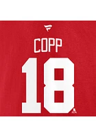 Andrew Copp Detroit Red Wings Name And Number Short Sleeve Player T Shirt