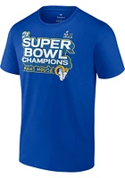 Los Angeles Rams Blue PARADE Short Sleeve T Shirt