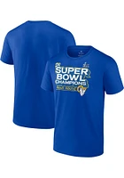 Los Angeles Rams Blue PARADE Short Sleeve T Shirt