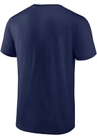 Notre Dame Fighting Irish Navy Blue Banner Wave Short Sleeve Tee T Shirt
