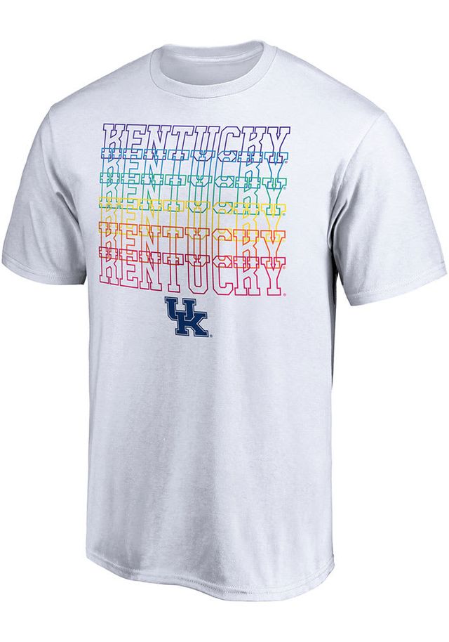 Kentucky Wildcats White City Pride Short Sleeve Tee T Shirt