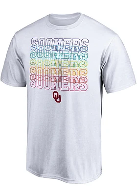 Oklahoma Sooners White City Pride Short Sleeve Tee T Shirt