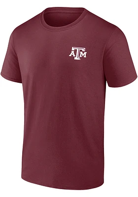 Texas A&M Aggies Maroon Number One Dad Short Sleeve Tee T Shirt