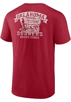 Oklahoma Sooners Crimson Student Section Short Sleeve T Shirt