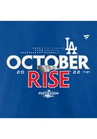 Los Angeles Dodgers Blue Post Season Participant Locker Room Short Sleeve T Shirt