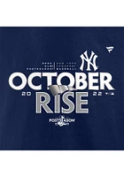 New York Yankees Navy Blue 2022 Post Season Participant Locker Room Short Sleeve T Shirt
