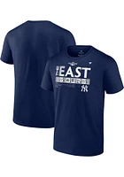 New York Yankees Navy Blue 2022 Divison Champs Locker Room Short Sleeve T Shirt