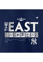 New York Yankees Navy Blue 2022 Divison Champs Locker Room Short Sleeve T Shirt