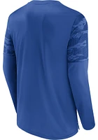 Indianapolis Colts Blue DEFENDER JAQUARD Long Sleeve T-Shirt