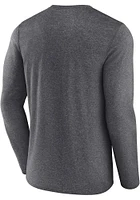 Kansas City Chiefs Charcoal POLY BLACKOUT Long Sleeve T-Shirt
