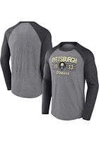 Pittsburgh Steelers Grey TRUE CLASSICS Long Sleeve Fashion T Shirt