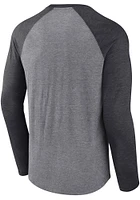 Detroit Lions Grey TRUE CLASSICS Long Sleeve Fashion T Shirt