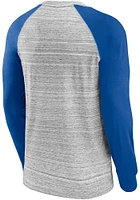 Indianapolis Colts Grey ICONIC STREAKY RAGLAN Long Sleeve Fashion T Shirt