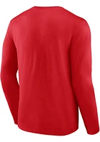 Kansas City Chiefs Red GO THE DISTANCE Long Sleeve T Shirt