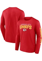 Kansas City Chiefs Red GO THE DISTANCE Long Sleeve T Shirt