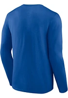 Indianapolis Colts Blue GO THE DISTANCE Long Sleeve T Shirt