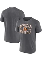 Cincinnati Bengals Charcoal WANT TO PLAY Short Sleeve T Shirt