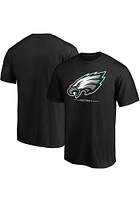 Philadelphia Eagles Black LOCKUP Short Sleeve T Shirt