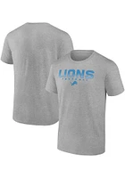 Detroit Lions Grey SECONDARY UTILITY Short Sleeve T Shirt