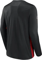 Chicago Blackhawks Black Rink Tech Long Sleeve T-Shirt