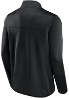 Detroit Red Wings Mens Black Rink Fleece Medium Weight Jacket