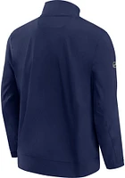 St Louis Blues Mens Navy Blue Rink Coaches Long Sleeve Full Zip Jacket