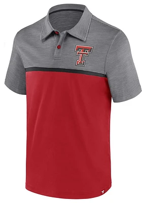 Texas Tech Red Raiders Mens Streaky Short Sleeve Polo