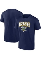 Notre Dame Fighting Irish Navy Blue Modern Short Sleeve T Shirt