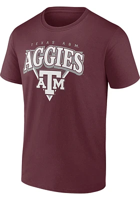 Texas A&M Aggies Maroon Modern Short Sleeve T Shirt
