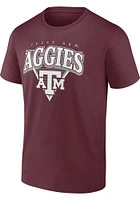 Texas A&M Aggies Maroon Modern Short Sleeve T Shirt
