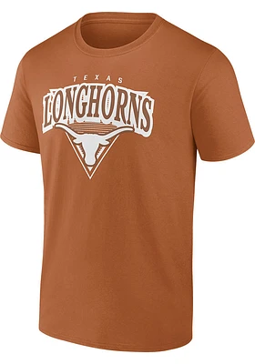 Texas Longhorns Burnt Orange Modern Short Sleeve T Shirt