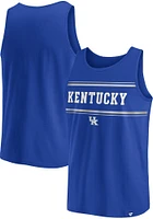 Kentucky Wildcats Mens Blue Biblend Short Sleeve Tank Top