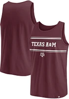 Texas A&M Aggies Mens Maroon Biblend Short Sleeve Tank Top