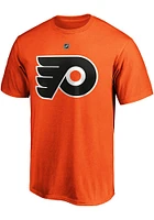 Kevin Hayes Philadelphia Flyers Orange Authentic Stack Short Sleeve Player T Shirt